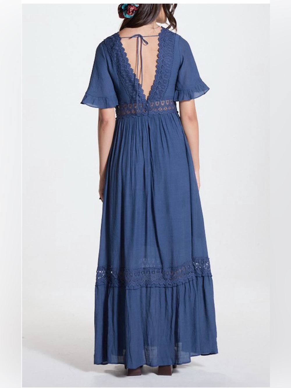 FIVE available! Bohemian crochet maxi S&M